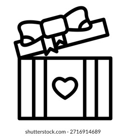 Vector Design Open Gift Icon Style