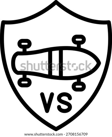 Vector Design Open Tournament Icon Style