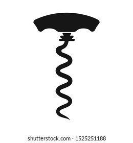 Vector design of opener and bottle symbol. Web element of opener and opener stock symbol for web.