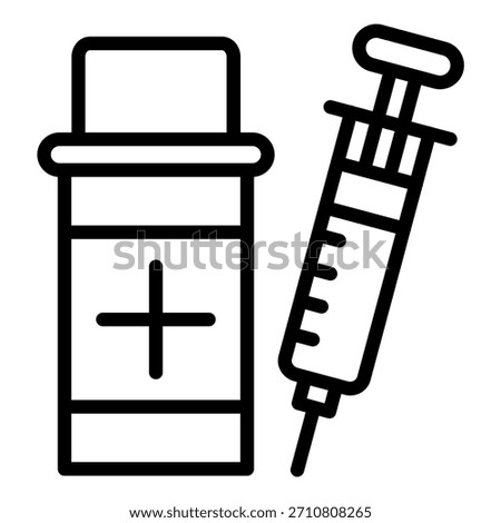 Vector Design Opioids Icon Style