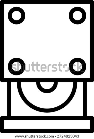 Vector Design Optical Drive Icon Style