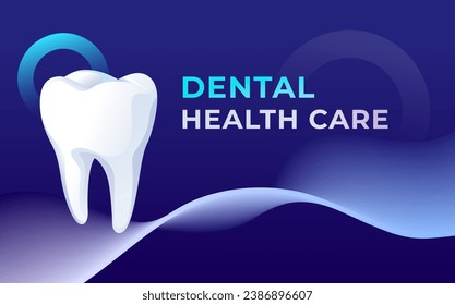 vector design with oral health concept. dental health in children and adults. the design features illustrations of teeth. regular dental care