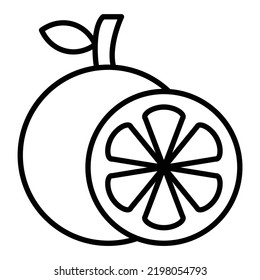 Vector Design Orange Icon Style