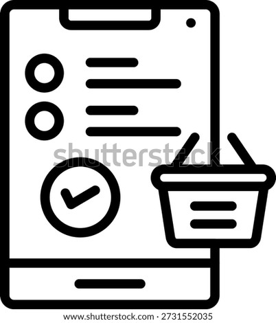Vector Design Order Confirmation Icon Icon Style