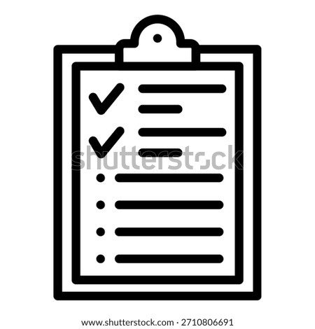 Vector Design Orders List Icon Style