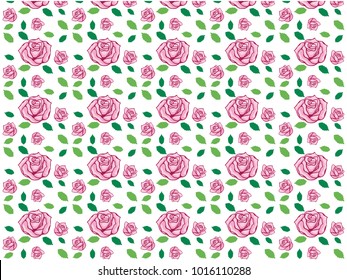 vector design of ornamental rose seamless pattern background for wallpaper, fabric pattern template and more