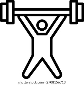 Estilo de icono de gimnasio al aire libre de diseño de Vector
