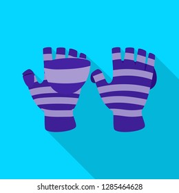Vector design of own and textile icon. Set of own and safety stock symbol for web.