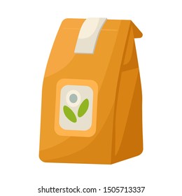 Vector design of pack and seeds symbol. Web element of pack and seed stock symbol for web.