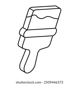      Vektordesign des Pinselsymbols