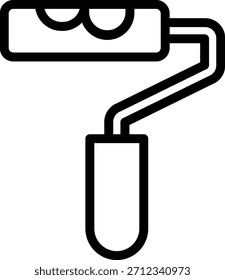 Vector Design Paint Roller Icon Style