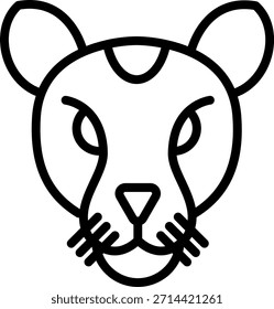 Diseño de Vector Panthera Icon Style