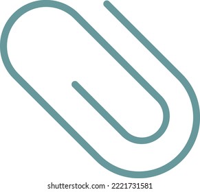Vektordesign-Papier-Clip-Symbol-Stil