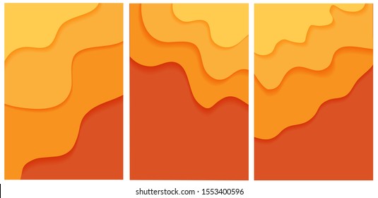 Vector design of paper cut template background for sale promotion advertisement poster banner