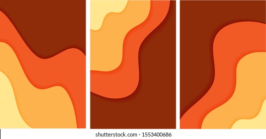 Vector design of paper cut template background for sale promotion advertisement poster banner
