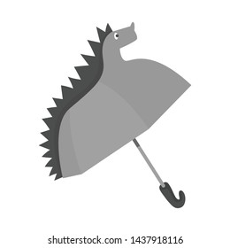 Vector design of parasol and children logo. Collection of parasol and monsoon stock vector illustration.