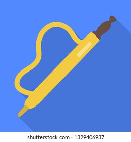 Vector design of parasol and water symbol. Set of parasol and closed stock symbol for web.