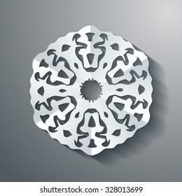 vector design part christmas paper flake pattern laughing cut white vacation snowflake winter season abstract background scene celebrating modern sign xmas ceremony chill relaxed dancing beauty scienc