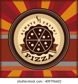 vector design part pattern for tag seal of pizza dining room or pizzeria menu on classical retro scene cut classic real italia isolated abstraction background scene nutrient timber aged fresh mark sen