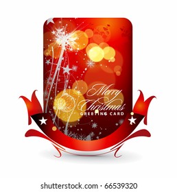Vector design for party invitation card, Just place your own texts and titles.