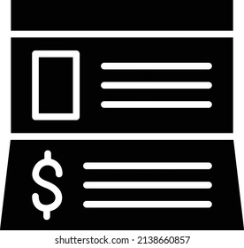 Vektordesign-Passbook-Icon-Stil
