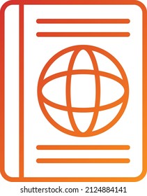 Vector Design Passport Icon Style