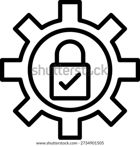 Vector Design Password Vault Icon Style