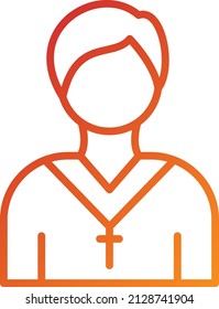 Vectordesign-Pastor-Symbolstil