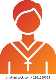 Vector Design Pastor Icon Style