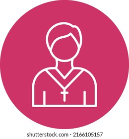 Vectordesign-Pastor-Symbolstil