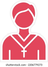 Vectordesign-Pastor-Symbolstil