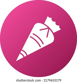 Vector Design Pastry Bag Icon Style