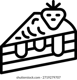 Vector Design Pastry Icon Style