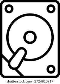Estilo de ícone da unidade PATA de design de vetor