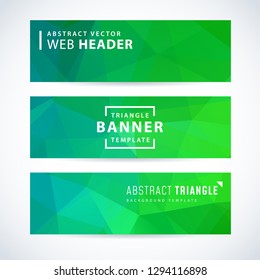 vector design pattern series of flag header for website with three geometrical scene partnership texture abstract background scene technique pile numeric performance fashionable site business green re