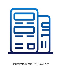 diseño vectorial, ilustración de forma pc