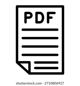 PDF-Symbolstil für Vektordesign