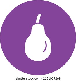 Vector Design Pear Icon Style