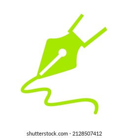 vector design, pen shape illustration