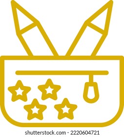 Vector Design Pencil Case Icon Style