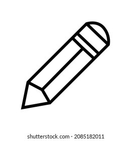 Vektordesign, Bleistift-Symbol oder -Symbol für das Schreiben