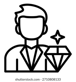 Diseño de Vector Perfeccionismo Icon Style