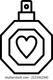 Vector Design Perfume Icon Style