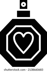 Estilo de icono de perfume de diseño de vectores