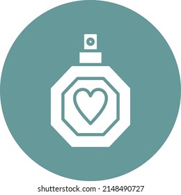 Estilo de icono de perfume de diseño de vectores