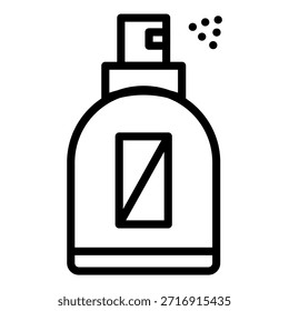 Estilo de ícone de perfume de design de vetor
