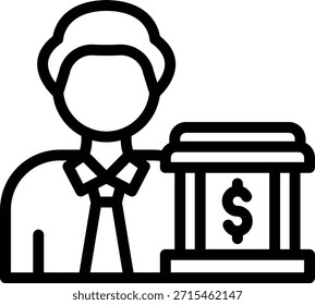 Vector Design Personal Banking Icon Style
