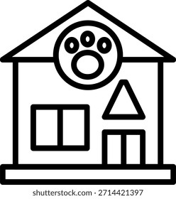Diseño de Vector Tienda de mascotas Icon Style