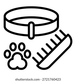 Design de vetor PetGlow Acessórios Ícone Estilo