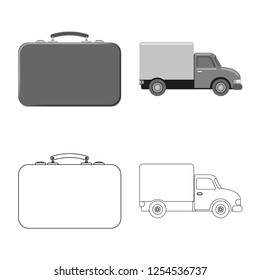 Vector design of pharmacy and hospital sign. Set of pharmacy and business vector icon for stock.